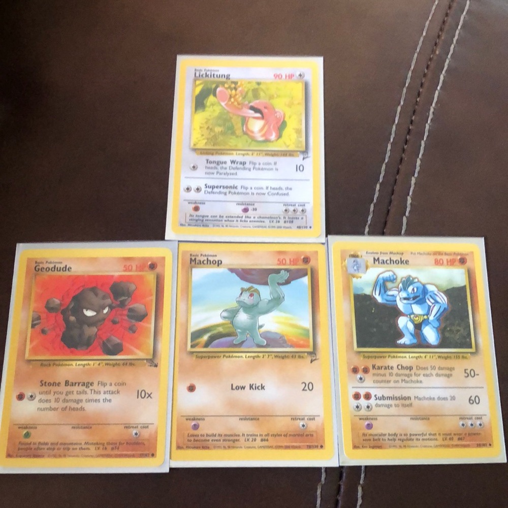 1999 Pokémon cards